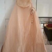 Abito da sposa in tulle e taffeta tg. 40