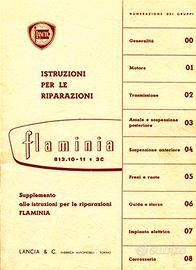 Manuale Officina e Ricambi Lancia Epoca Vari Tipi