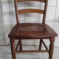 Set 6  sedie in legno massello