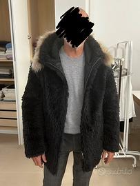 Giacca con pelo Saint Laurent