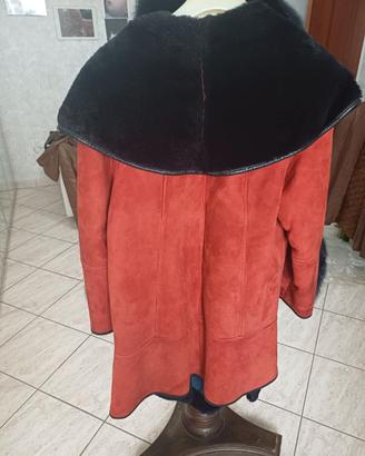 Giaccone di renna rosso
