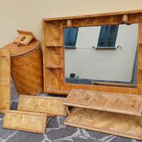 arredo bagno in bambù 