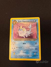 Dark Vaporeon Holo Pokemon