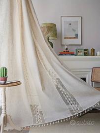 Tenda decor con pizzo lung 3 metri