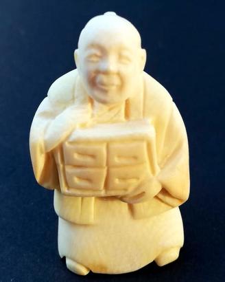 3 bottone giapponese antico netsuke '30 originale