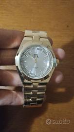 orologio unisex colore oro metallo 