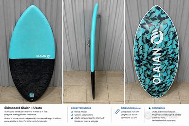 Skimboard Olaian 104 cm – Tavola Mare/Beach Usata