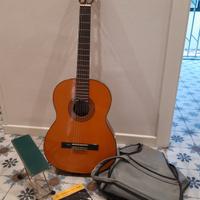 chitarra Eko con poggiapiedi 