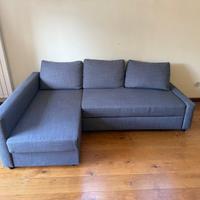 ikea Divano letto angolare contenitore, grigio