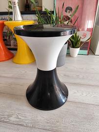 Sgabello TamTam originale anni 70 Bianco&Nero 