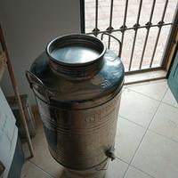 Contenitore acciaio 50 litri con rubinetto
