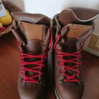 scarponi trekking ENEL artigianali vero cuoio 41