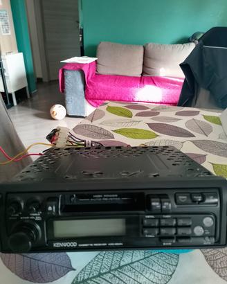 autoradio vintage cassette Kenwood 