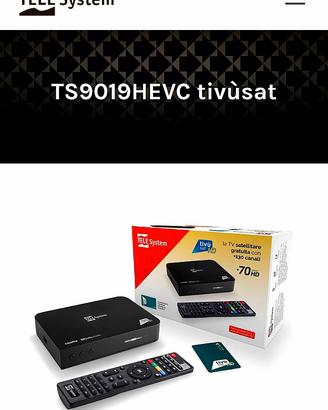 decoder satellitare TV sat con scheda 