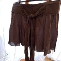 Minigonna marrone Amy Gee Taglia 44