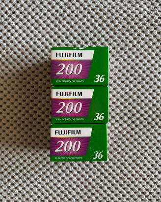3 Pellicole Fujifilm 200