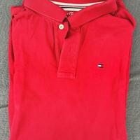 Polo Tommy Hilfiger maniche corte rossa taglia M