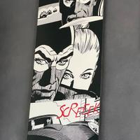 3 pannelli MDF di Diabolik e Valentina