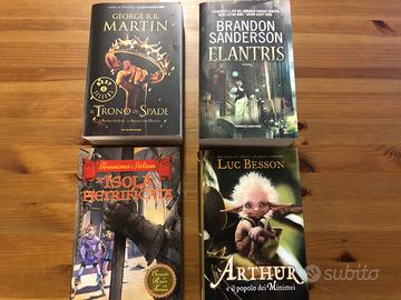 Libri fantasy Trono di spade Elantris Harry Potter