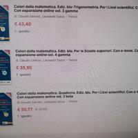 Libri di Matematica per liceo