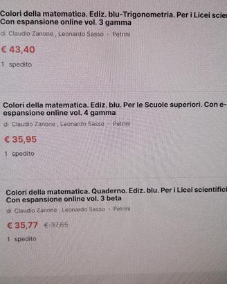 Libri di Matematica per liceo