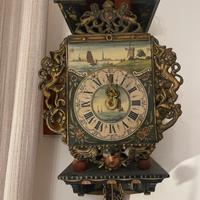Antico orologio olandese da parete