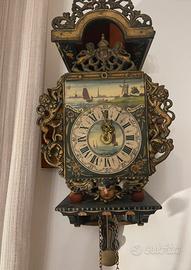 Antico orologio olandese da parete
