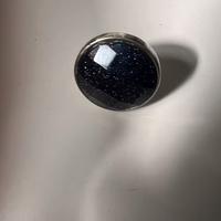 Anello acciaio e pietra di luna