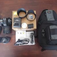 Nikon D610 + 18 55 + 24 85 + 70 300 + zainoLowepro