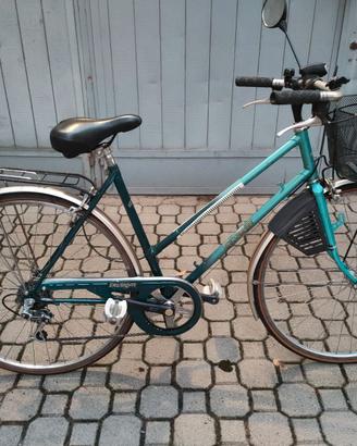 Bicicletta city bike 28 bici Del Sante con cestino