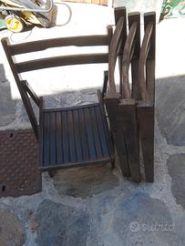 sedie da giardino 