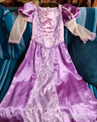 VESTITO CARNEVALE  "DISNEY" PRINCIPESSA RAPUNZEL 