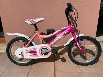 Bicicletta con rotelle bambina