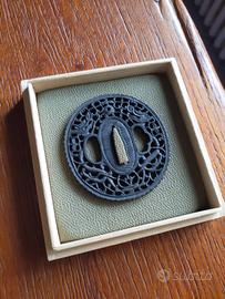 tsuba antica giapponese namban