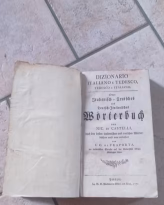 Dizionario italiano tedesco -tedesco italiano 