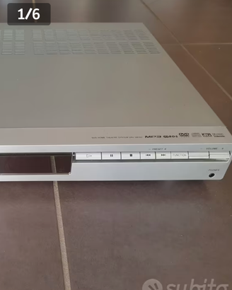 Lettore dvd/radio Sony con  box e casse