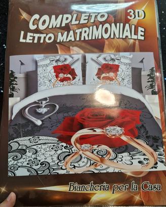 Completo lenzuola matrimoniale 