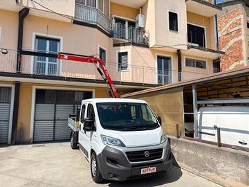 Fiat Ducato 2.3 MJT 130CV CASSONE GRU 7 POSTI