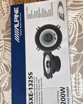 Altoparlanti Alpine 13 cm nuovi - mai usati