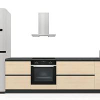 Cucina in cartone per Home Staging mod. ANTRACITE