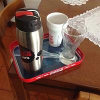 Gadget coca&cola vassoi thermos e altro -lotto