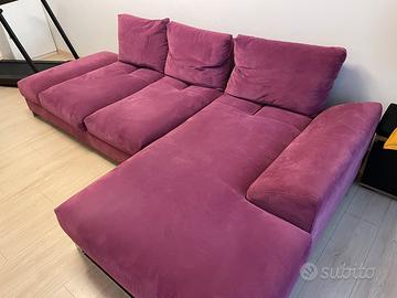 Divano 2,70 m in microfibra
