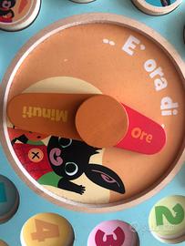 Bing - Orologio di legno gioco