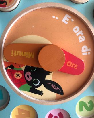 Bing - Orologio di legno gioco