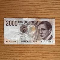 Banconota 2000 Lire G. MARCONI 3 ottobre 1990