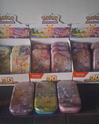 tin pokemon 30 anniversario 