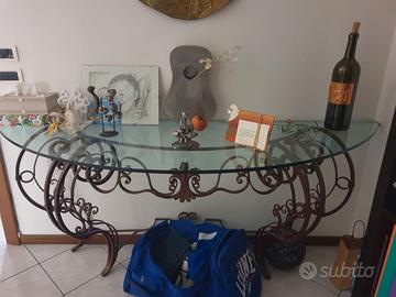 Consolle in ferro battuto