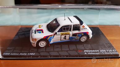 Modellino Peugeot 205 T16