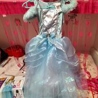 Vestito Carnevale principessa 7-8 anni