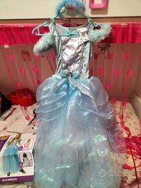 Vestito Carnevale principessa 7-8 anni